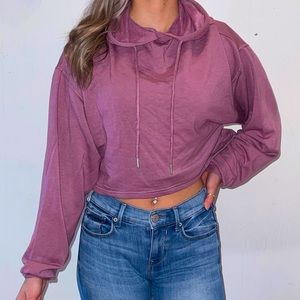 Crop hoodie